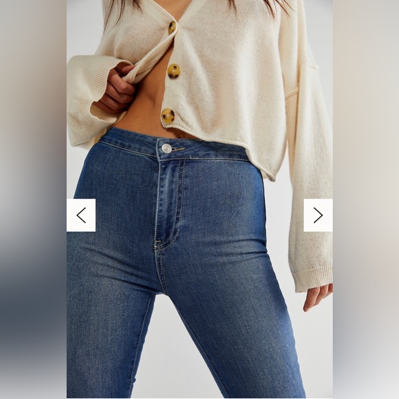 Free People - Just Float on Flare Jeans - NWT - Picture 7 of 8